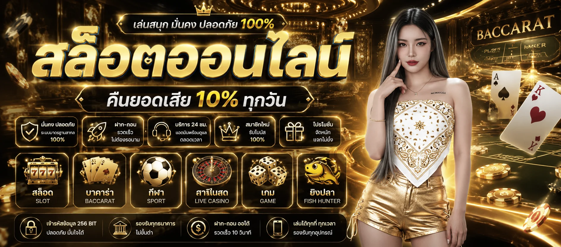 คาสิโนออนไลน์ SwichTown บาคาร่าสด ถ่ายทอดสด 24 ชม.